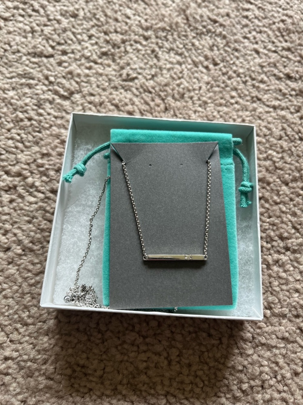 Sterling Silver Bar Necklace in Silver - Brilliant Earth